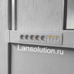 Модульные розетки в коробе efapel